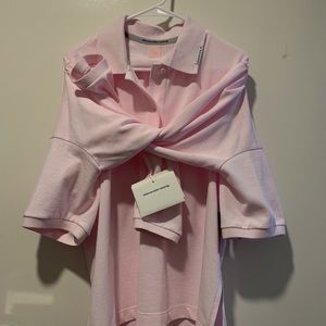 Alexander Wang Pink Slim polo shirt
